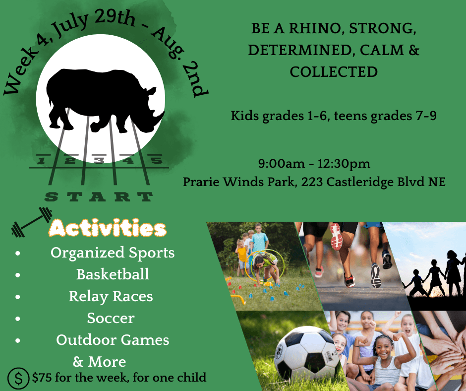 CILI summer camp week 4 Rhino poster